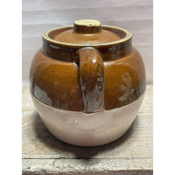 Robinson Ransbottom Pottery Vintage Crock #2 Quart Bean Pot 1 handle Jug - Picture 4 of 12